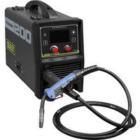 Sealey INVMIG200LCD Inverter Welder MIG TIG & MMA 200Amp with LCD Screen