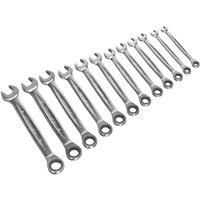 Sealey AK63922 12pc Ratchet Combination Spanner Set - Metric