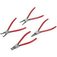 Sealey AK8456 Internal/External Circlip Pliers Set 4pc 230mm