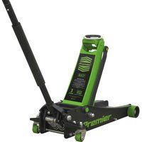 Sealey Premier Tools 3040AG 3 Tonne Rocket Lift Trolley Jack Green