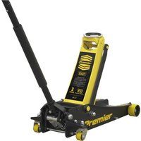 Sealey 3040AY - 3 Tonne Low Profile Trolley Jack with Rocket Lift - Yellow