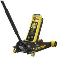 Sealey 4040AY Workshop Rocket Lift PU Wheels - Trolley Jack 4 Tonne Yellow