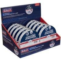 Sealey PTC11510CETD 10 Packs of 10 Cutting Disc 115 x 1.2mm - Display Box