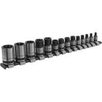 Sealey AK618B TRX-Star Socket Set 14pc 1/4", 3/8" & 1/2" Drive E4-E24