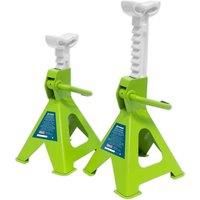 Sealey VS2002HV: Ratchet Type Axle Stands (Pair) 2ton Capacity per Stand