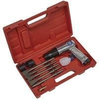 Sealey SA11 Air Hammer with Chisels Long Stroke