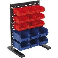Sealey TPS1569 Bin Storage System Bench Mounting 15 Bins