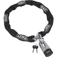 Sealey CLA109DL Motorcycle Chain & Disc Lock 10.5 x 10.5 x 900mm 4* ART Approved