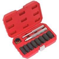 Sealey SX272 Locking Wheel Nut Removal Set 10pc