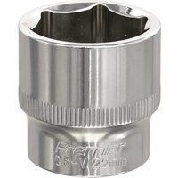 Sealey 3/8" Drive Hexagon WallDrive Socket Metric 3/8" 22mm