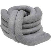 Sealey SAS10 80mm x 1.2mtr Spill Absorbent Sock - Pack of 10, Grey