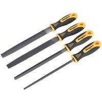Sealey S0629 File Set, 200mm, Pack of 4