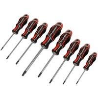 Sealey AK4323 8PC Gripmax Security TRX-Star* Screwdriver Set - Red