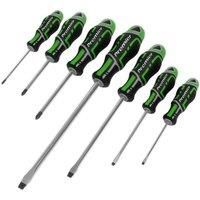 Sealey AK4321HV 7PC Gripmax Screwdriver Set Hi-Vis Green