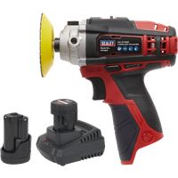 Sealey CP1205KIT 12V 71mm Cordless Polisher with 2x 1.5Ah Batteries