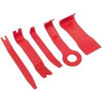 Sealey RT/KIT Trim and Upholstery Tool Set, 301mm x 278mm x 53mm, Red, 5 Pieces