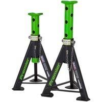 Sealey AS6G Axle Stands (Pair) 6tonne Capacity per Stand (Green) 12 Tonne