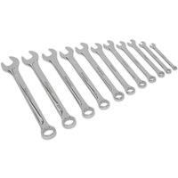 Siegen By Sealey 11PC Imperial 1/4" - 7/8" Combination Spanner Set S0857
