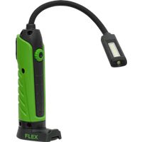 Sealey LEDFLEXG Flexi Rechargeable Green Inspection Lamp Li-ion 1 COB 1 LED