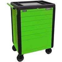 Sealey APPD7G 7 Drawer Push-to-Open Rollcab Hi-Vis Green