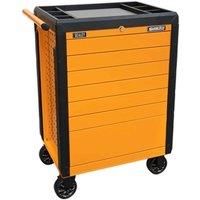 Sealey APPD7O 7 Drawer Push-to-Open Rollcab Hi-Vis Orange