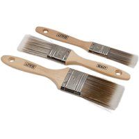 Sealey SPBS3W 3PC Wooden Handle Paint Brush Set