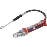 SEALEY SA371 CAR TYRE INFLATOR INFLATING 0.5m HOSE TWIN PUSH CONNECTOR PSI + BAR