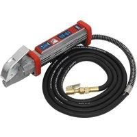 Sealey SA372 Tyre Inflator 2.7m Hose with Clip-On Connector