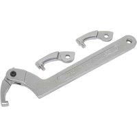 Sealey SMC2L 4pc Adjustable C Spanner - Hook & Pin Wrench Set 51-121mm
