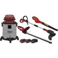 Sealey CP20VCOMBO3 4 x 20V SV20 Series Cordless Garden Power Tool Combo Kit - 2