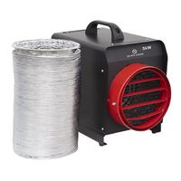 Sealey DEH5001 Industrial Fan Heater 5kW 415v / 3 Phase 16A