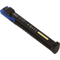 Sealey LED01B Rechargeable Slim Folding Pocket Light 2 COB  1 SMD LED - Blue
