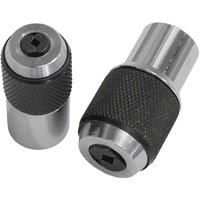 Adjustable Tap Socket Set 2pc 3/8"D Shank Size upto 10mm Knurled ring Sealey