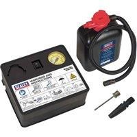 Sealey MAC10S 12V Tyre Inflator + Emergency Puncture Sealant Kit