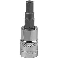 Sealey SBH003 5mm 1/4"Sq Drive Hex Socket Bit