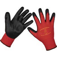 Sealey TSP125L/6 Nitrile Foam Gloves (Large) - Pack of 6 Pairs
