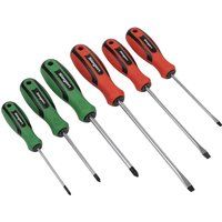 Siegen S0615 Soft Grip Screwdriver Set 6pc