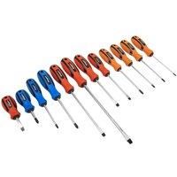 Sealey Soft Grip Screwdriver Set 12pc S0616