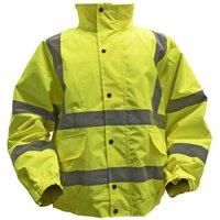 Sealey 802 Various 802L Hi-Vis Yellow Jacket with Quilted Lining/Elasticated Wai