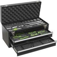 Siegen S01055 Portable Tool Chest 2 Drawer with 90pc Tool Kit