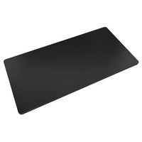 Dellonda Black Rectangular Home Office Desktop 1400 x 700mm, 1" Thickness