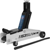 Sealey Long Chassis High Lift SUV Trolley Jack 3 Tonne - 1153SUV