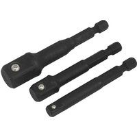 Sealey AK5521 3pc Impact Socket Adaptor Set
