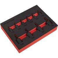Sealey AK5526 10pc 1/4" & 3/8"Sq Drive Low Profile TRX-Star Impact Socket Bit Set