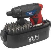 Sealey CP36S Cordless Screwdriver Set 53 Piece 3.6V 1.3Ah Li-ion