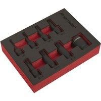 Sealey AK5622 3/8inSq Drive Impact Spline Socket Bit Set 8pc