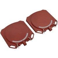 ealey GA44 Steering Turntables Pair 4000kg /pair Wheel Alignment Garage Car Van