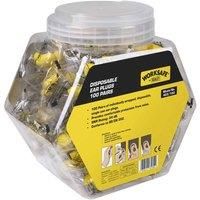 Sealey Ear Plugs Disposable 100 Pairs 403/100