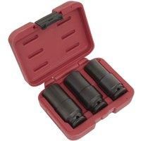 Sealey SX319 3pc 1/2"Sq Drive Weighted Impact Socket Set