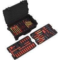 Sealey AK7938 3/8in Sq Drive 1000V Insulated Tool Kit 50pc